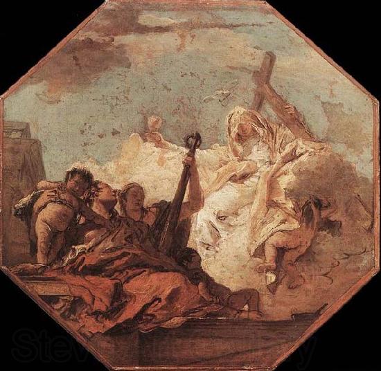 Giovanni Battista Tiepolo The Theological Virtues France oil painting art